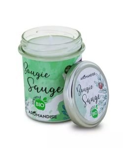 Bougie Sauge BIO, 150&nbsp;g